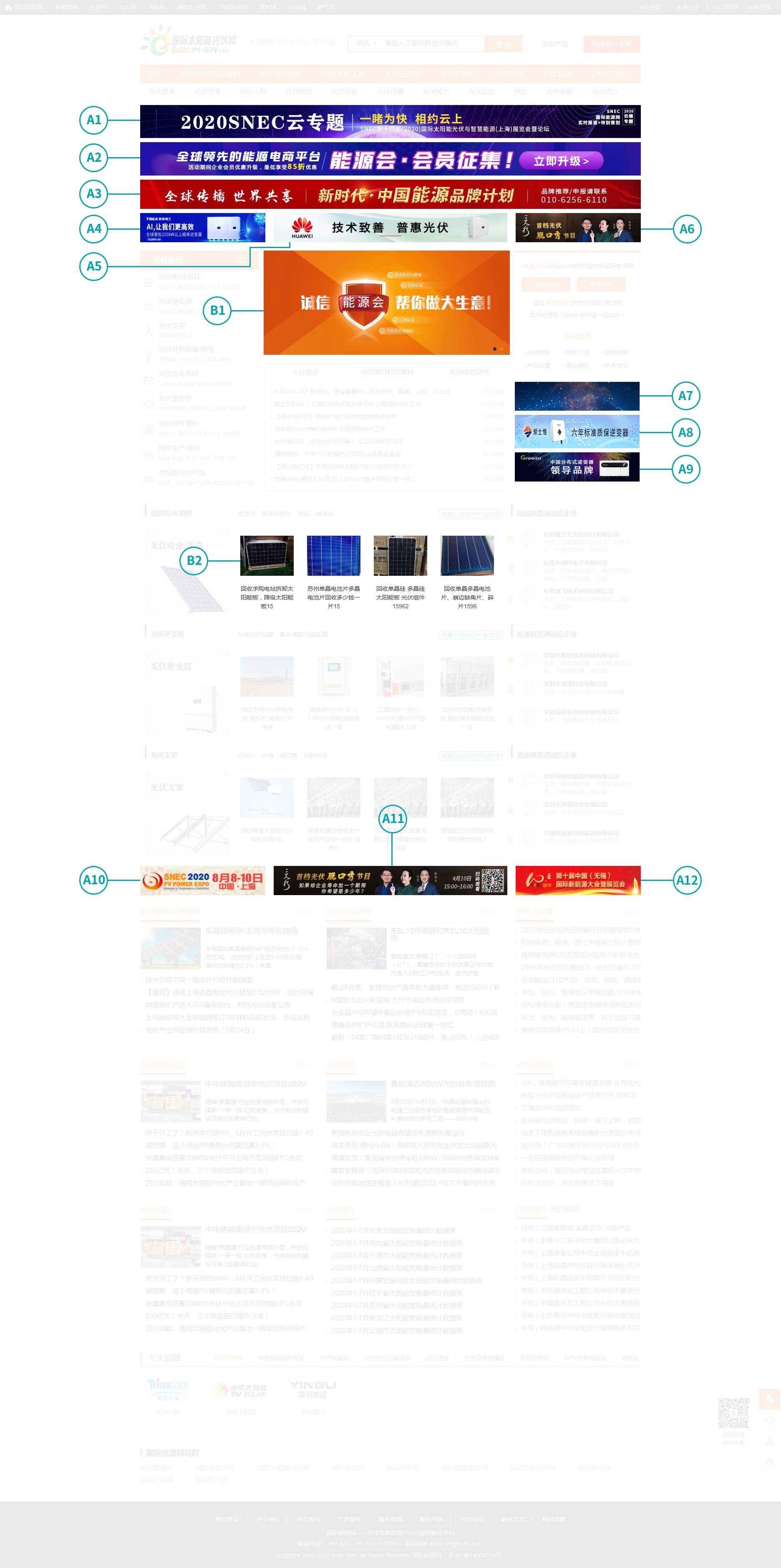 子網首頁廣告位